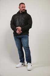 FIRETRAP Big & Tall Black Hoodie | BadRhino 3
