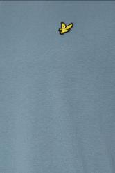 LYLE & SCOTT Big & Tall Blue Plain T-Shirt | BadRhino 1