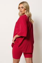 YOURS Plus Size Red Shorts | Yours Clothing 2