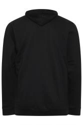 BadRhino Big & Tall Black Workwear Zip Through Hoodie | BadRhino 9