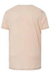 D555 Big & Tall Dusty Pink Shoal Fish T-Shirt | BadRhino 4