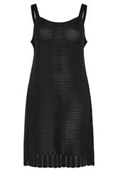 YOURS Plus Size Black Crochet Swing Dress | Yours Clothing 7
