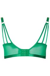 PLAYFUL PROMISES Plus Size Green Lace Embroidered Underwired Bra | Yours Clothing 6