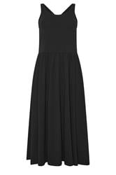 M&Co Black Sleeveless Midi Dress