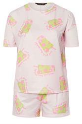 LIMITED COLLECTION Curve Pink Matcha Short Pyjama Set