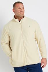 BadRhino Big & Tall Light Brown Essential Zip Through Fleece | BadRhino 3