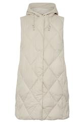 YOURS Curve Ivory White Midi Gilet