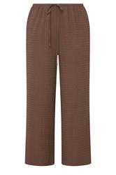 YOURS Curve Mocha Brown Wide Leg Trousers