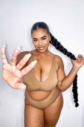 Plus Size Light Brown Seamless Padded Non-Wired Bralette | Yours Clothing 2