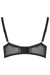 YOURS Plus Size Black Lace Padded Plunge Bra | Yours Clothing  6