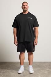 IronRhino Big & Tall Black Old English T-Shirt | BadRhino 1