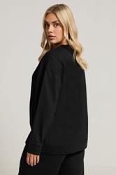 YOURS Plus Size Black Button Cardigan | Yours Clothing 2