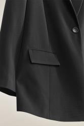 EVANS Plus Size Black Single Breasted Blazer | Evans 6
