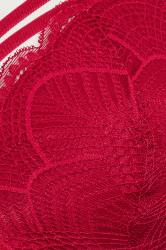 YOURS Plus Size Red Lace Underwired Bra | Yours Clothing 2