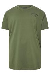 FIRETRAP Big & Tall Khaki Green 'Born To Ride' Print T-Shirt