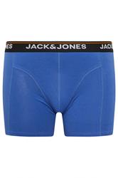 JACK & JONES Big & Tall 3 Pack Black/Blue/Orange Boxers | BadRhino 5