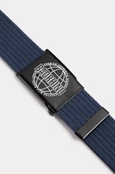 BadRhino Big & Tall Navy Blue Ribbed Webbing Belt | BadRhino 4