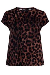 YOURS Curve Brown Leopard T-Shirt