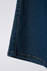 EVANS Plus Size Curve Fit Indigo Straight Leg Jeans 7