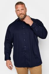 JACK & JONES Big & Tall Navy Blue Shirt | BadRhino  2