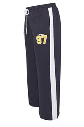 LIMITED COLLECTION Plus Size Navy Blue '97' Varsity Wide Leg Joggers | Yours Clothing 6