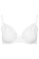 YOURS 2 PACK Plus Size Black & White Lace Non Padded Underwired Bras 11