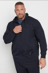 BadRhino Big & Tall Navy Blue Zip Through Hoodie & Jogger Set | BadRhino 1