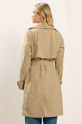 PixieGirl Petite Women's Natural Brown Trench Coat | PixieGirl 2