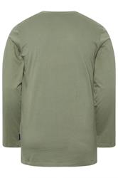 BadRhino Big & Tall Sage Green Extra Long Core Long Sleeve T-Shirt | BadRhino 7