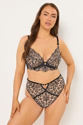 PLAYFUL PROMISES Black Embroidered Floral Bra 2