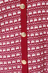 LIMITED COLLECTION Plus Size Red Boucle Cardigan | Yours Clothing 4
