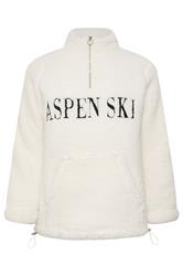 YOURS Curve Cream 'Aspen Ski' Teddy Borg Fleece