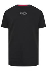 D555 Big & Tall Black 'Harlem' Ribbed T-Shirt | BadRhino 2