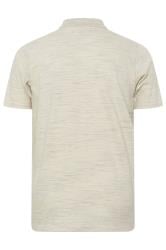 BadRhino Big & Tall Cream Marl Polo Shirt | BadRhino 8