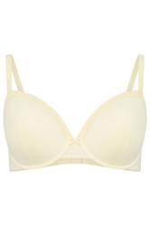 YOURSET 3 PACK Plus Size Black & Yellow Moulded Underwired T-Shirt Bras | Yours Clothing 10