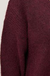 EVANS Plus Size Purple Knitted V-Neck Jumper | Evans  5