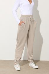 LTS Tall Stone Brown Cuffed Drawstring Joggers | Long Tall Sally  2