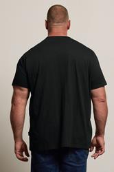 BadRhino Big & Tall Black V-Neck T-Shirt | BadRhino  2