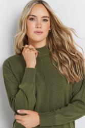 LTS Tall Olive Green Turtle Neck Jumper | Long Tall Sally 4
