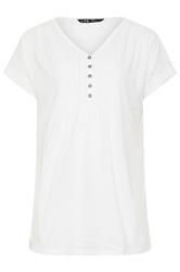 LTS Tall 2 PACK Navy Blue & White Abstract Cotton Henley Tops | Long Tall Sally 9
