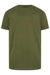 BadRhino Big & Tall Khaki Green Heavyweight T-Shirt