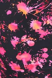 YOURS Plus Size Pink Active Splash Print Swimsuit | Yours Clothing 5
