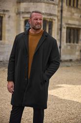 BadRhino Big & Tall Black Formal Overcoat | BadRhino 1