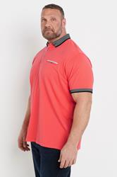 BadRhino Big & Tall Orange Chambray Polo Shirt | BadRhino 2