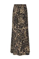 LTS Tall Women's Black Abstract Print Cotton Maxi Skirt | Long Tall Sally 5