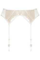 PLAYFUL PROMISES White Ramona Suspender Belt | Yours Clothing 4