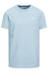 JACK & JONES Big & Tall Light blue & Black Core T-Shirts | BadRhino 4