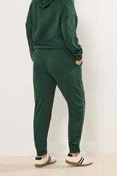YOURS Plus Size Green Tie Cuffed Joggers | Yours Clothing 2