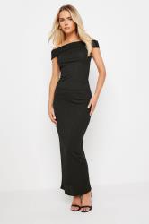 Petite Black Ribbed Maxi Tube Skirt | PixieGirl 3