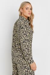 LTS Tall Natural Brown Leopard Print Shirt | Long Tall Sally 6